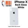 iPhone X 10 Back Glass Replacement Rear Battery Cover with Adhesive White Image 2