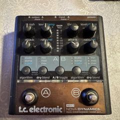 TC Electronic Nova Dynamic -2 compressors/ noise gate in one pedal