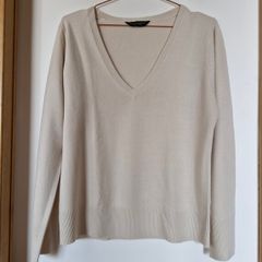 Dorothy Perkins Light V-neck Jumper,Light Beige s. 14/16
