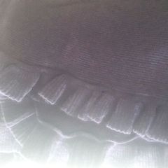 Purple throw.