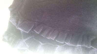 Purple throw.