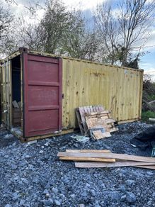 20 foot steel container