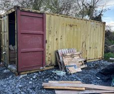 20 foot steel container