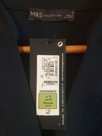 Ladies navy tunic / dress