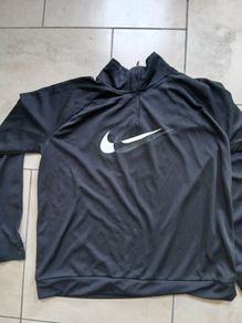 Nike black halfzip top L
