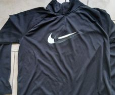 Nike black halfzip top L