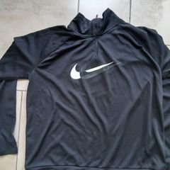 Nike black halfzip top L