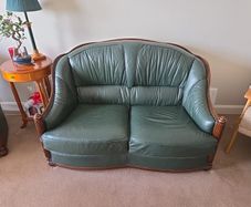 Leather suite