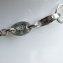 Vintage 19 Inch Sparkling Crystals Chain Design Necklace 925 Sterling Silver 11,21g Image 5