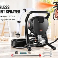 750W Airless Paint Sprayer 3000 PSI with 7.6m Hose
