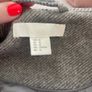Womens Grey no collar long coat from H&M brand new no tags need gone ASAP due to house clearance Image 4