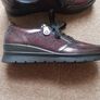 Remonte Burgundy Wedges Size 5 As New Image 2