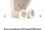 New Season JELLYCAT Amuseables Fitswell Mitten