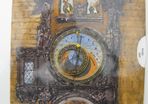 Prague Astronomical Clock Postcard and Stamps