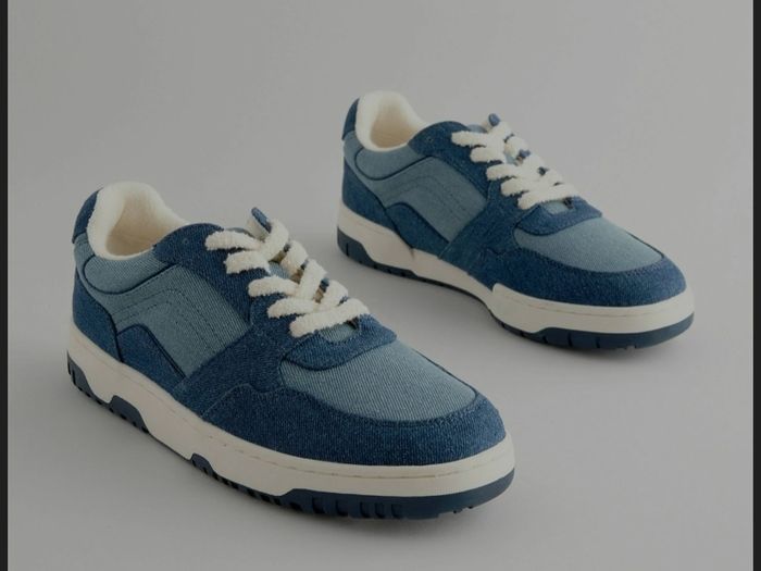 next denim trainers