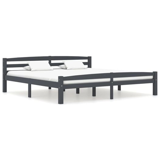 Bed Frame Black Metal 100x200 cm