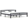 Bed Frame Black Metal 100x200 cm Image 7