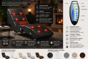 Relaxing Lounger  Massage Heating Recliner