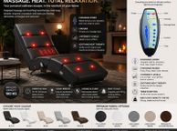 main image for ad Relaxing Lounger  Massage Heating Recliner