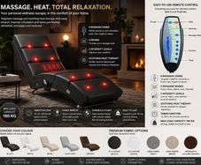 Relaxing Lounger  Massage Heating Recliner