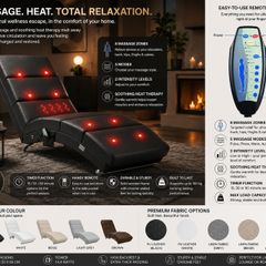 Relaxing Lounger  Massage Heating Recliner