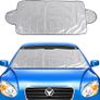 150cm x 70cm Universal Car Front Windshield Cover Auto Sunshade Snow Ice Protection Cover Winter Summer Windshield Shield Image 2