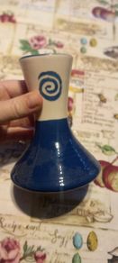 candle holder avoca blue