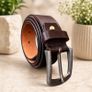 Unisex Premium Genuine Leather Belt Classic Stylish Waist Belt Durable Formal & Casual Designer Belt Image 8