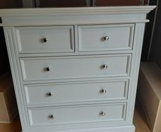 Grey chest of drawers