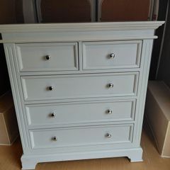Grey chest of drawers