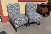 Pair of Greek Geometric Vintage Chairs