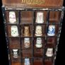 Vintage Thimble Display Rack With 12 Thimbles Image 8