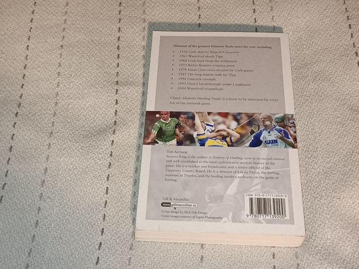 Classic Munster Hurling Finals Gaa Book For Sale Here