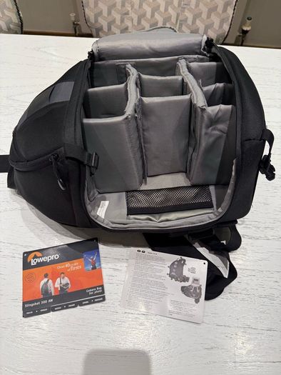 Lowepro Slingshot 300 AW Photo Sling Bag For Pro Digital SLR & 3-4 Lenses - Black