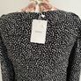 Bnwt Bershka black polka dot top large Image 6