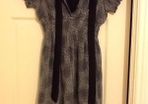 Yumi boutique chiffon animal print dress