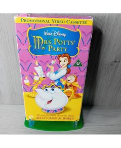 Mrs Potts Party Vhs Tape - Rare Retro Movie Series Vintage