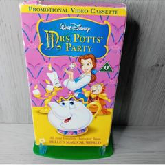 Mrs Potts Party Vhs Tape - Rare Retro Movie Series Vintage