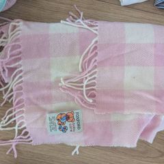 Foxford pink baby blanket