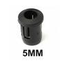 Black Plastic 5mm Lamp LED Diode Holder Black Clip Bezel Socket Mount Useful LED Diode Holder Black Clip Image 2