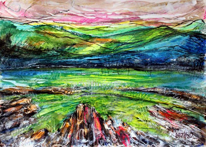 Abstract Landscapes about Ireland
