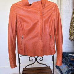 Cigno Nero Genuine Leather Jacket in Tan  UK 10 / EU 38