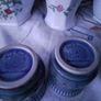Two Irish Pottery Miniature Vases Image 2