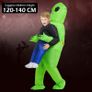 Alien Costume for Adult Space Blow up Alien Holding Human Costume Halloween Party Costume Funny Cosplay Fancy Dress (FREE SHIPPING) Image 8