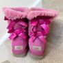 UGG Bailey Bow Pink Boots UK7.5 Image 3