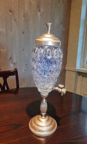 Rare Vintage French Crystal Absinthe Water Fountain