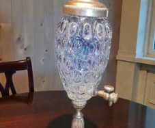 Rare Vintage French Crystal Absinthe Water Fountain