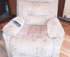 Arianna Lift & Rise Chair - Beige Fabric