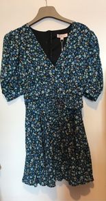 Emily and Me navy print dress size 10 New with tags