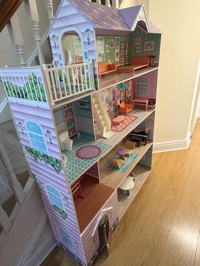wooden doll house